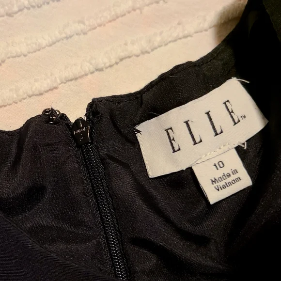 Elle Black And Silver Polka Dot Sleeveless Dress - Picture 2 of 5